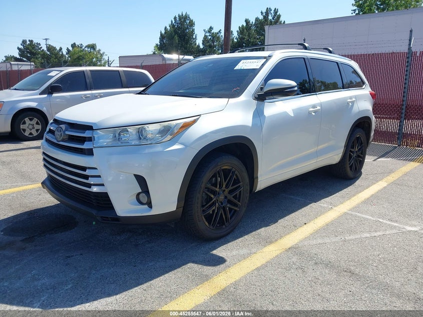 Vin: 5tdkzrfh3js281967, lot: 45753356, toyota highlander xle 20182
