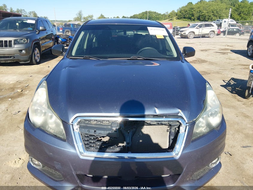 2014 Subaru Legacy 2.5I VIN: 4S3BMBA61E3029704 Lot: 45255550