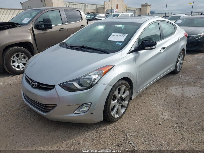 2013 Hyundai Elantra Limited 5NPDH4AE6DH453155 photo 1