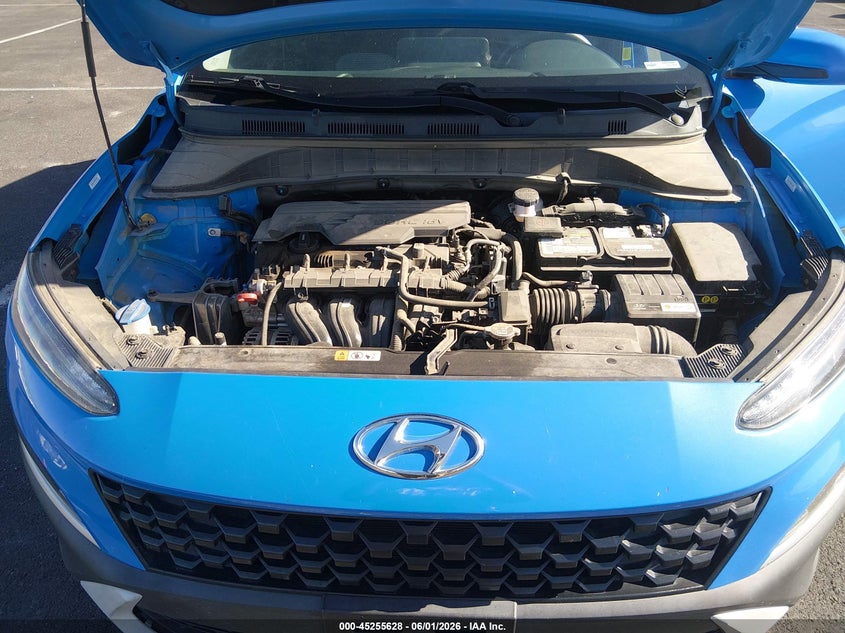 2022 Hyundai Kona Se VIN: KM8K22AB8NU796989 Lot: 45255628