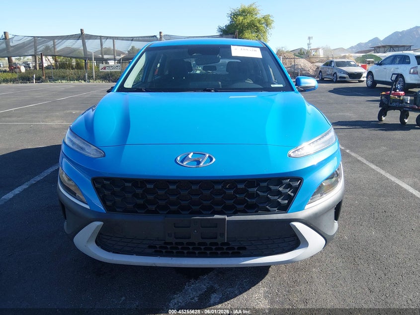 2022 Hyundai Kona Se VIN: KM8K22AB8NU796989 Lot: 45255628