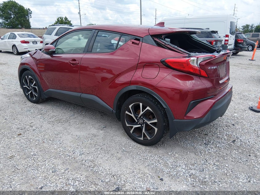 Vin: nmtkhmbx5jr041806, lot: 45753444, toyota c-hr xle 20183