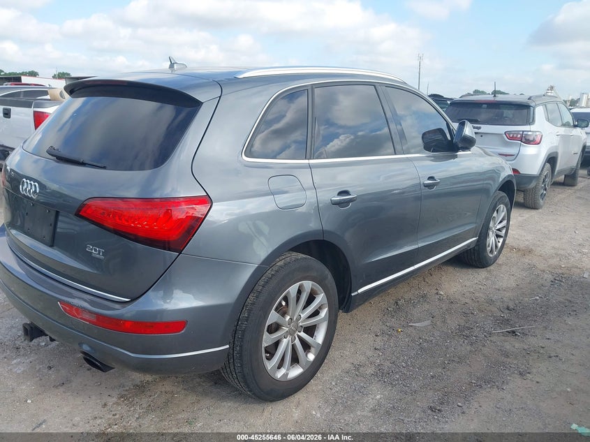 Vin: wa1cfafpxfa050472, lot: 45753455, audi q5 2.0t premium 20154