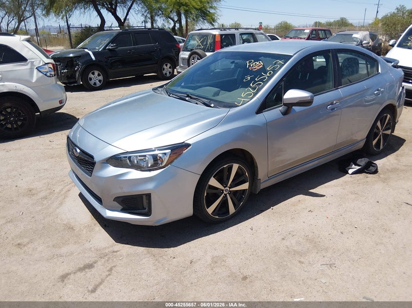 Vin: 4s3gkak6xj1608572, lot: 45753466, subaru impreza 2.0i sport 20182