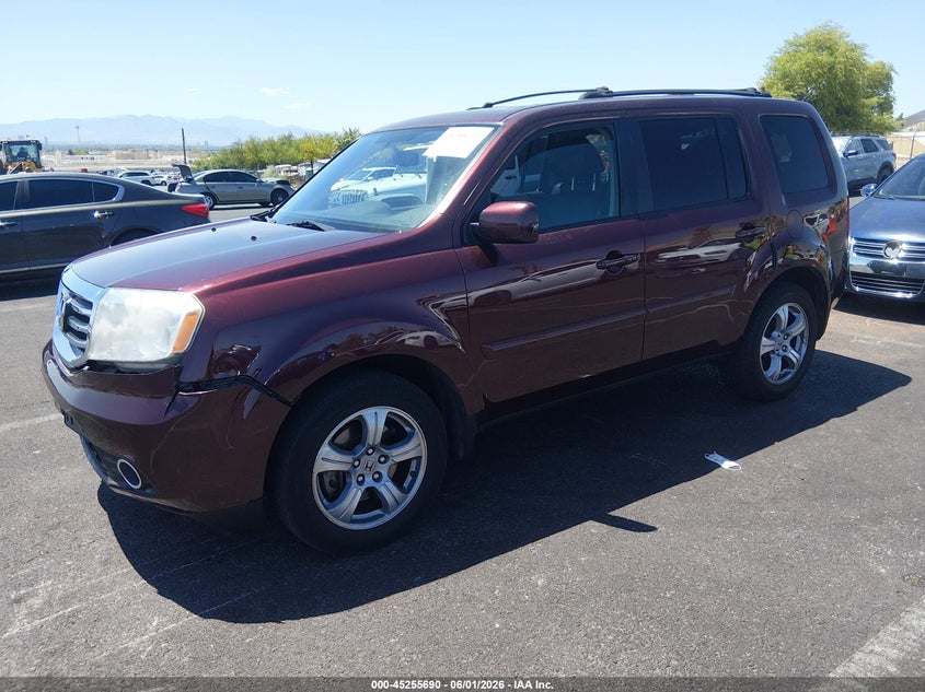 Vin: 5fnyf3h57db010633, lot: 45753499, honda pilot ex-l 20132