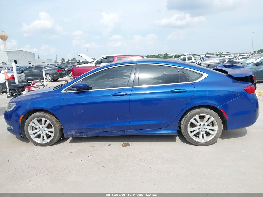 2015 Chrysler 200 Limited VIN: 1C3CCCAB7FN605915 Lot: 45255724