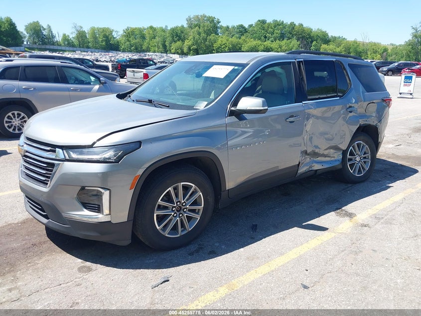 Vin: 1gnevgkw3pj267324, lot: 45753584, chevrolet traverse awd lt cloth 20232