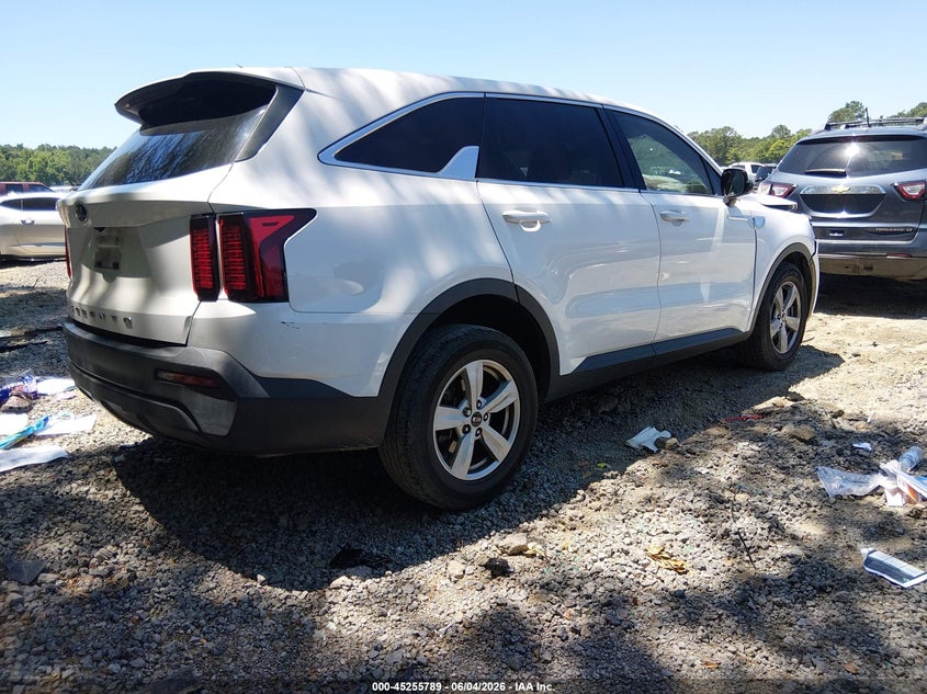 Vin: 5xyrg4lc5mg024598, lot: 45753598, kia sorento lx 20214
