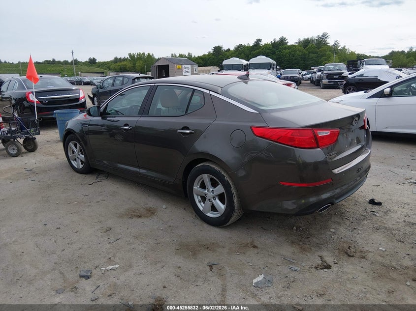 Vin: 5xxgm4a73eg287863, lot: 45753641, kia optima lx 20143