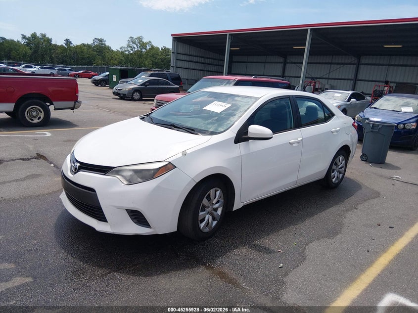 2016 Toyota Corolla Le 5YFBURHE6GP435591 photo 1