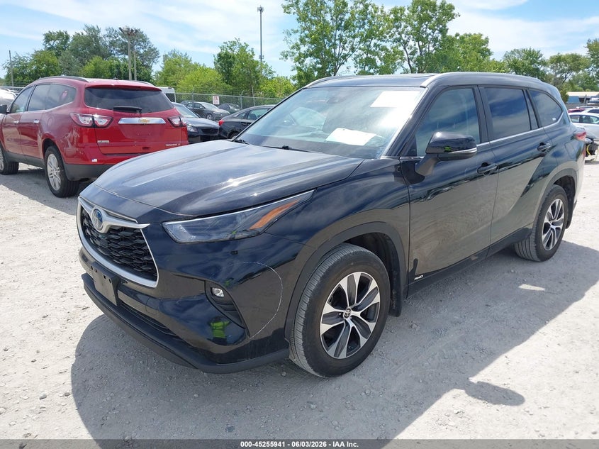 Vin: 5tdkbrch1ps113312, lot: 45753760, toyota highlander hybrid xle 20232