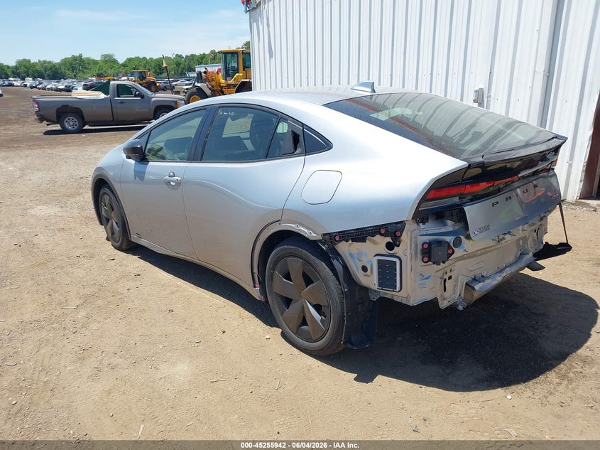 Vin: jtdadabu7r3009109, lot: 45753763, toyota prius le awd-e 20243