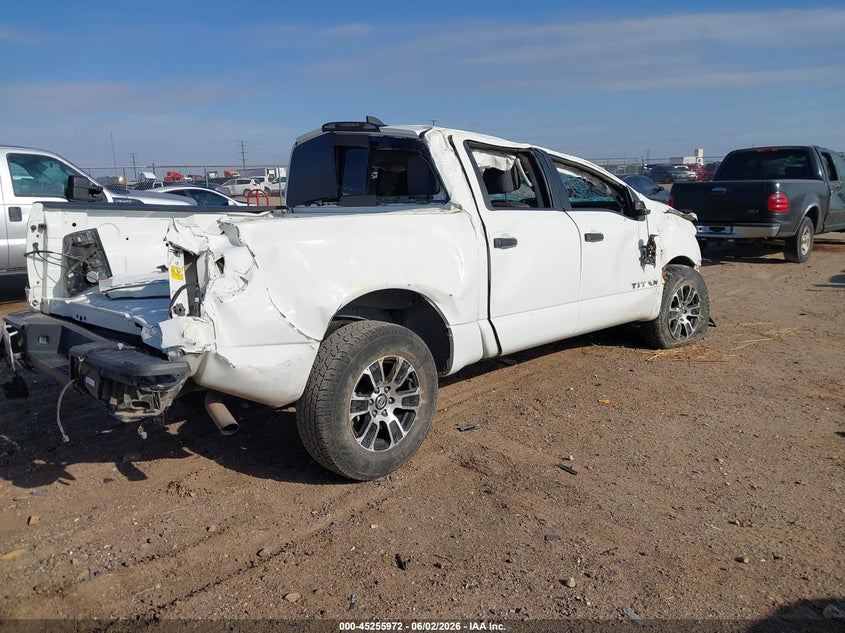 Vin: 1n6aa1ec8nn103541, lot: 45753792, nissan titan sv 4x4 20224