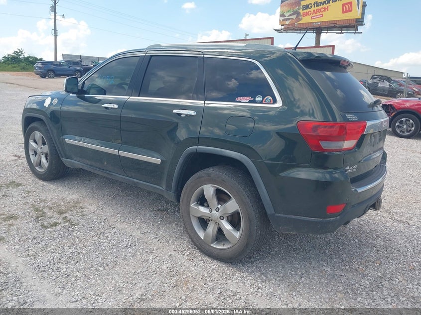 Vin: 1j4rr5gt7bc619393, lot: 45753872, jeep grand cherokee limited 20113