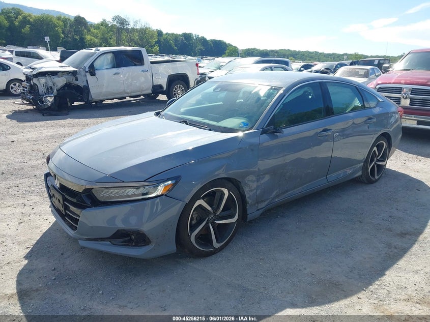 1HGCV1F33NA110615 2022 HONDA ACCORD SPORT photo 1