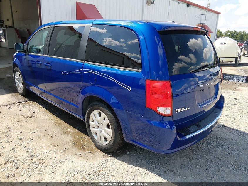 Vin: 2c4rdgbg6jr318629, lot: 45754038, dodge grand caravan se 20183
