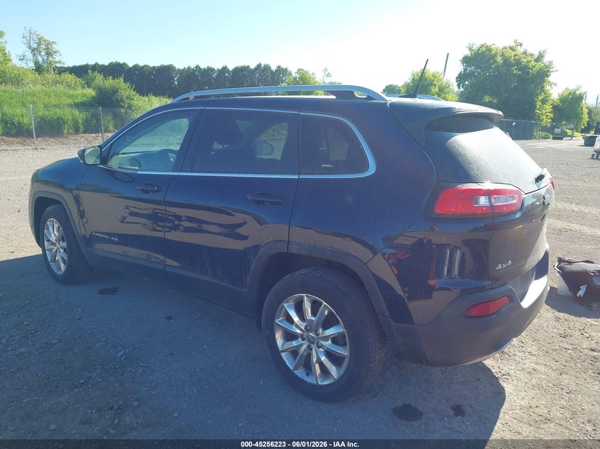 Vin: 1c4pjmdb5gw295649, lot: 45754043, jeep cherokee limited 20163