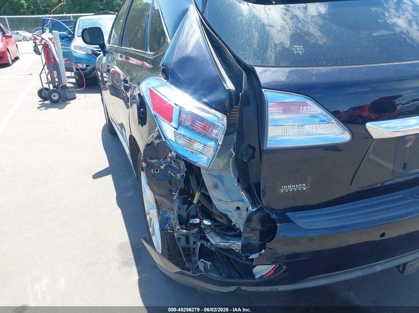 2012 Lexus Rx 3.5 Rx 450H black Lot 111045256279 Vin JTJBC1BA9C2427792