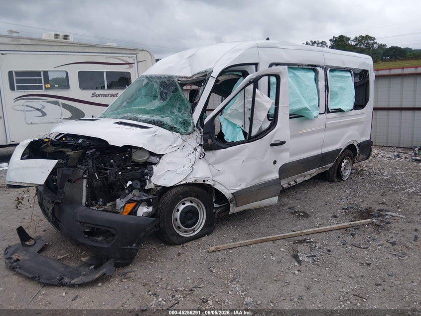Vin: 1fdax2c84pkb72801, lot: 45754111, ford transit-350 passenger van xl 20232