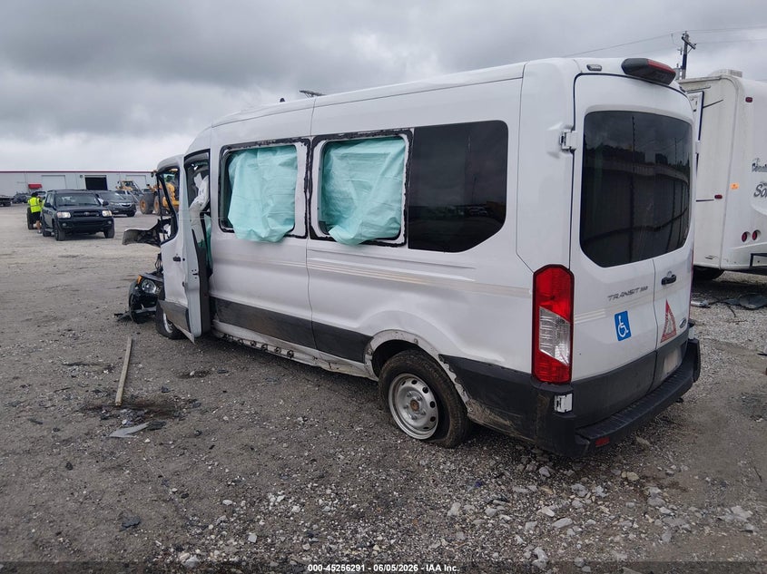 Vin: 1fdax2c84pkb72801, lot: 45754111, ford transit-350 passenger van xl 20233