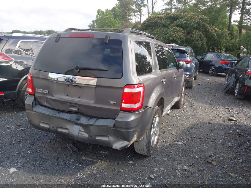 Vin: 1fmcu0eg4akc61012, lot: 45754114, ford escape limited 20104