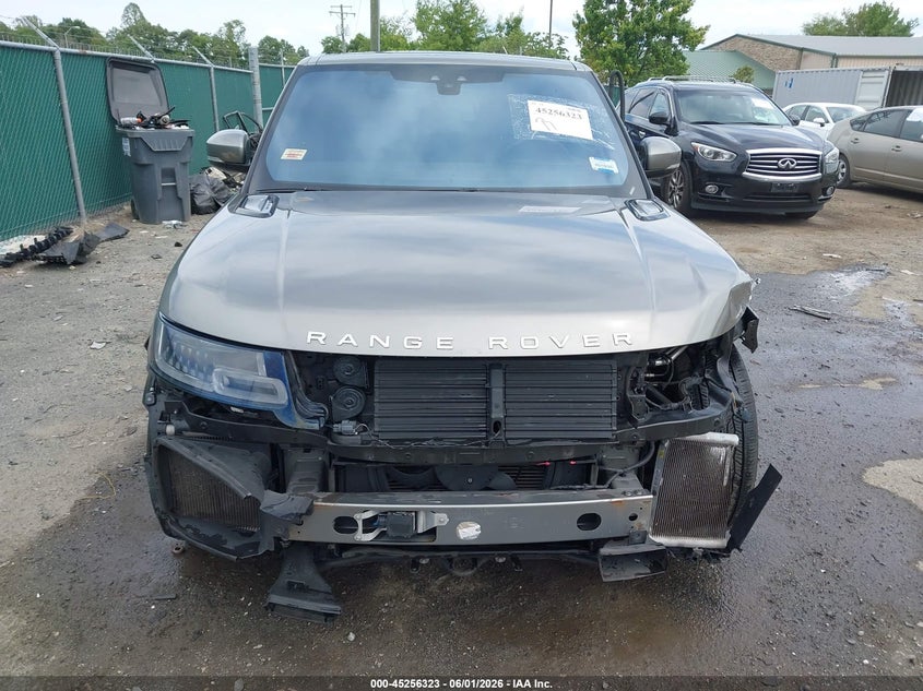 2019 Land Rover Range Rover Sport Hse VIN: SALWR2RV8KA815904 Lot: 45256323