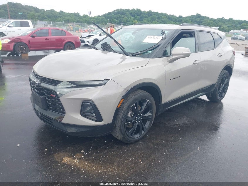 Vin: 3gnkbers1ms558367, lot: 45754147, chevrolet blazer fwd rs 20212