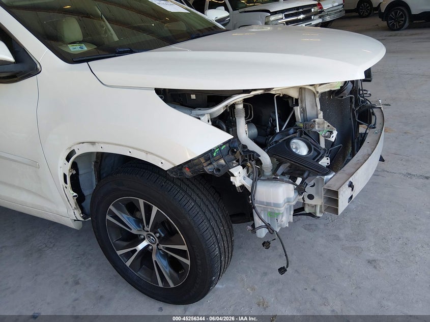 2016 Toyota Highlander Xle V6 VIN: 5TDKKRFH3GS503680 Lot: 45256344