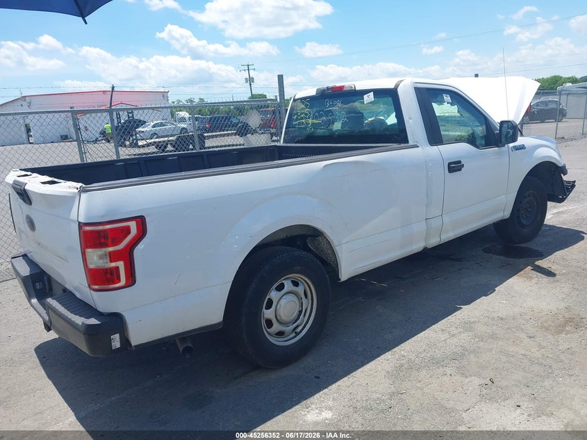 2019 Ford F-150 3.3 white Lot 111045256352 Vin 1FTMF1CB1KKC82787