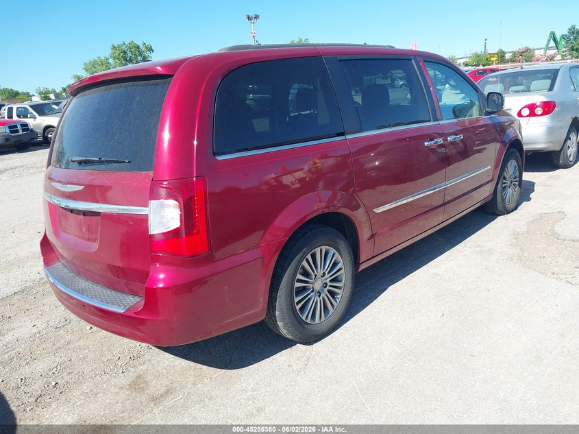 Vin: 2c4rc1cg9er413187, lot: 45754200, chrysler town & country touring-l 20144