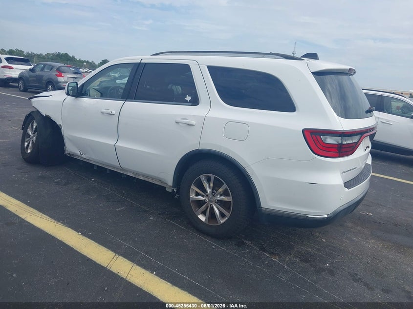 Vin: 1c4rdhdg0gc361352, lot: 45754250, dodge durango limited 20163