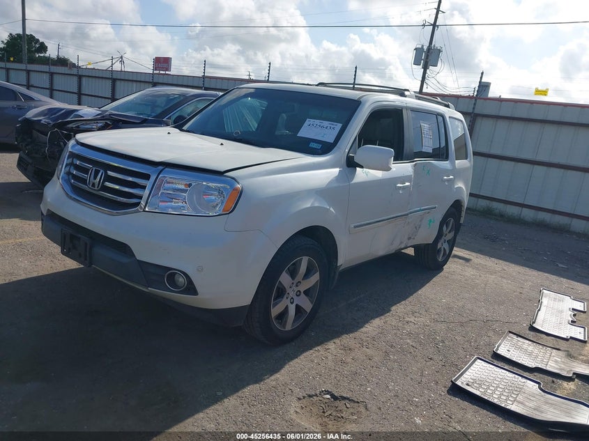 Vin: 5fnyf3h90eb018531, lot: 45754255, honda pilot touring 20142