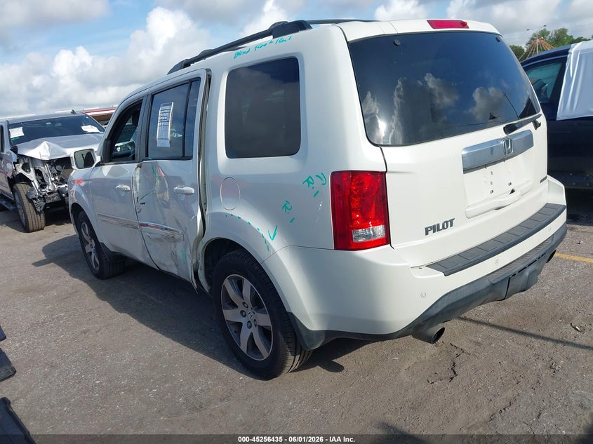 Vin: 5fnyf3h90eb018531, lot: 45754255, honda pilot touring 20143
