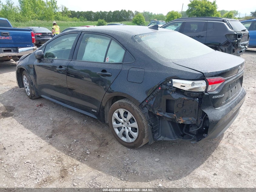 Vin: jtdbdmhe8s3019899, lot: 45754281, toyota corolla hybrid le 20253