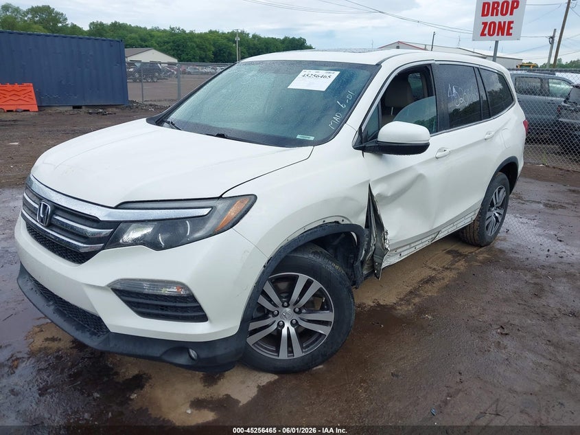 Vin: 5fnyf6h7xhb010456, lot: 45754285, honda pilot ex-l 20172