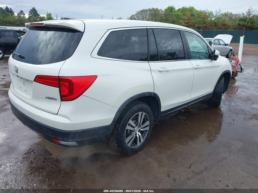 Vin: 5fnyf6h7xhb010456, lot: 45754285, honda pilot ex-l 20174