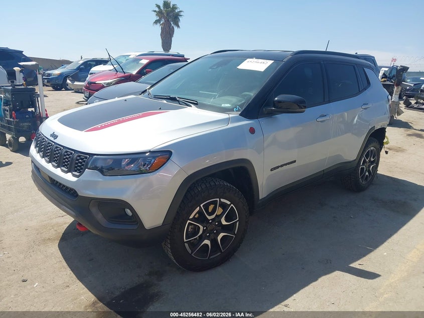 Vin: 3c4njddn0st542351, lot: 45754303, jeep compass trailhawk 4x4 20252