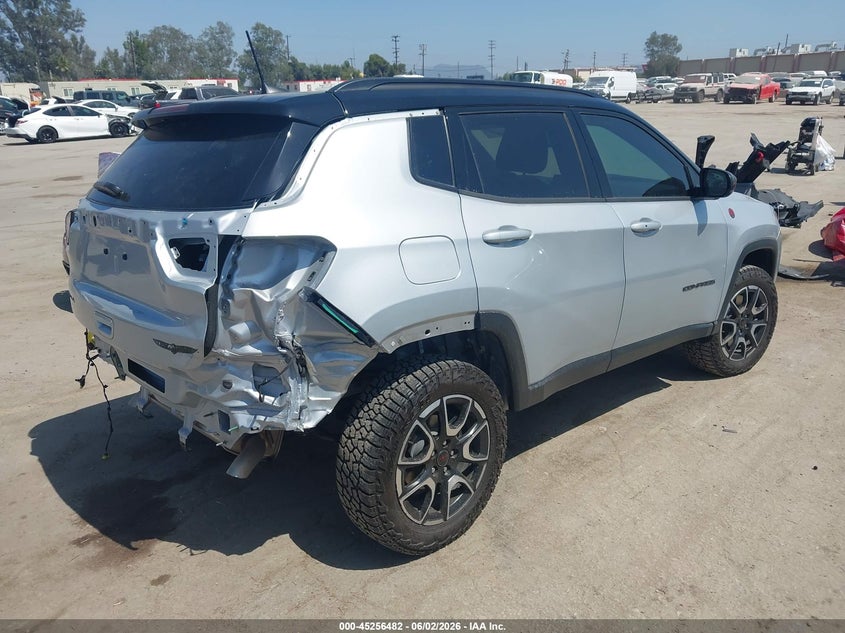 Vin: 3c4njddn0st542351, lot: 45754303, jeep compass trailhawk 4x4 20254