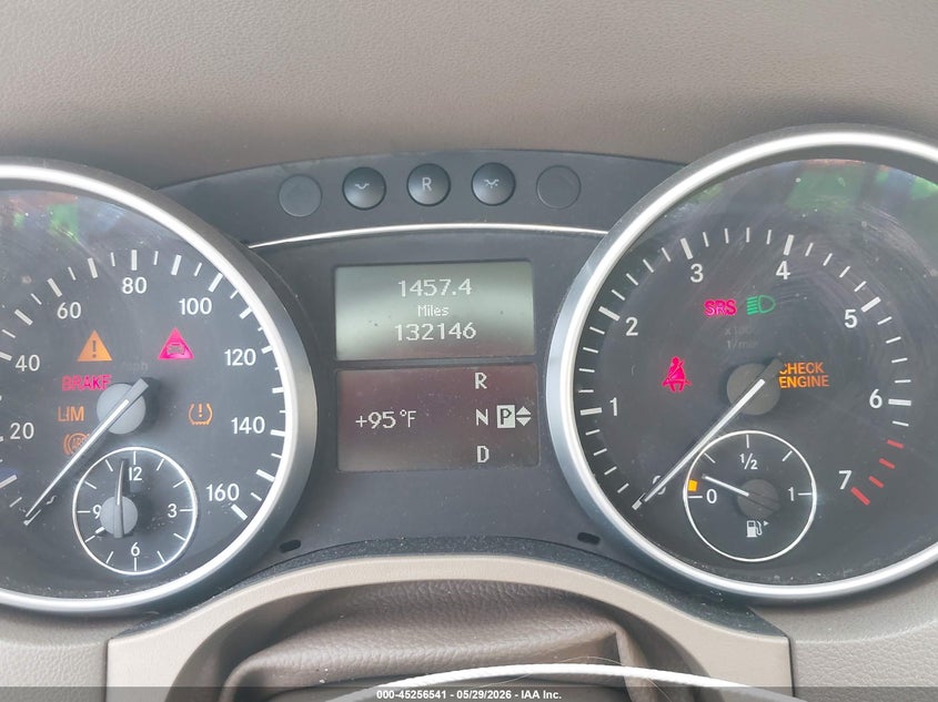 2011 Mercedes-Benz Ml 350 VIN: 4JGBB5GB2BA644342 Lot: 45256541