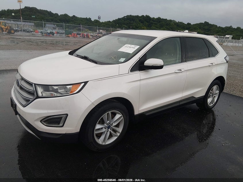 Vin: 2fmpk4j93jbb63122, lot: 45754366, ford edge sel 20182