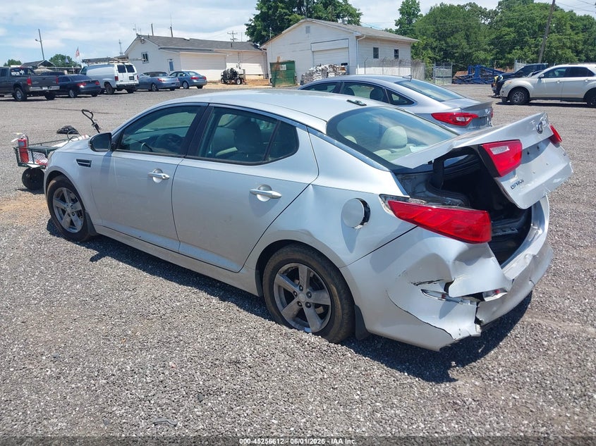 Vin: 5xxgm4a78fg398216, lot: 45754432, kia optima lx 20153