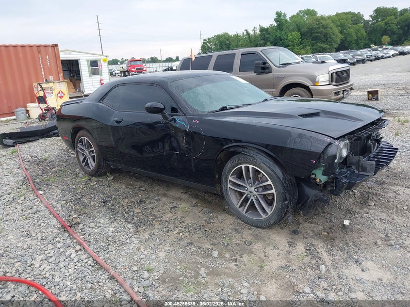 Vin: 2c3cdzgg1kh759932, lot: 45754459, dodge challenger sxt awd 2019 img_1