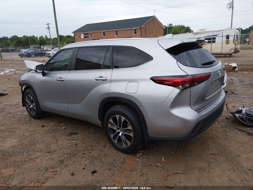 Vin: 5tdkdrah0ps518736, lot: 45754497, toyota highlander xle 20233