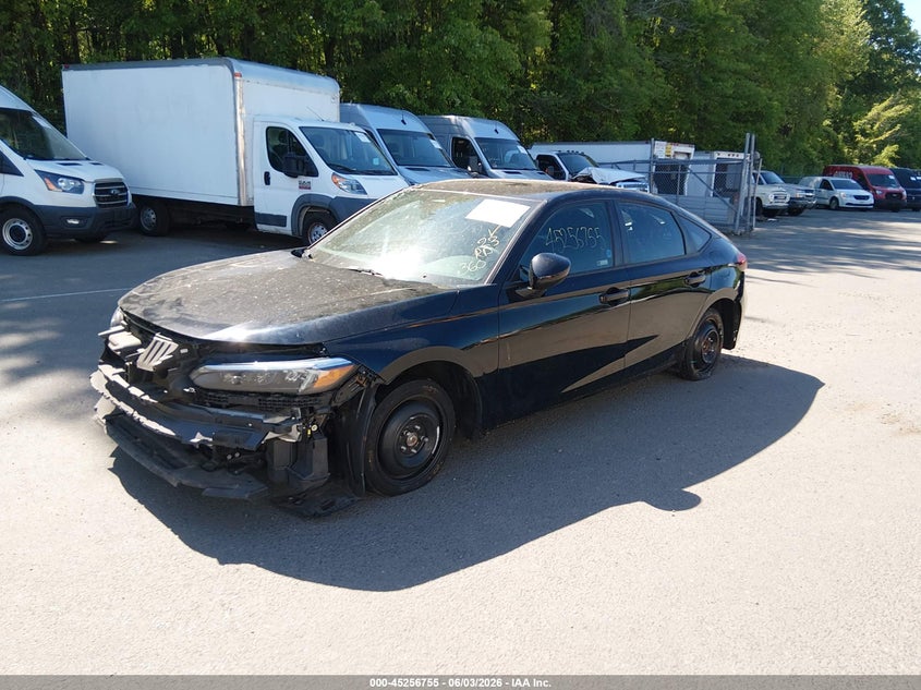 Vin: 19xfl2h86ne009047, lot: 45754575, honda civic sport 20222