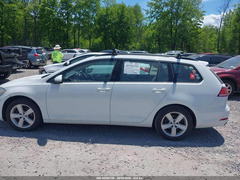 2018 Volkswagen Golf Sportwagen Tsi S/Tsi Se VIN: 3VWD17AU8JM762366 Lot: 45256759