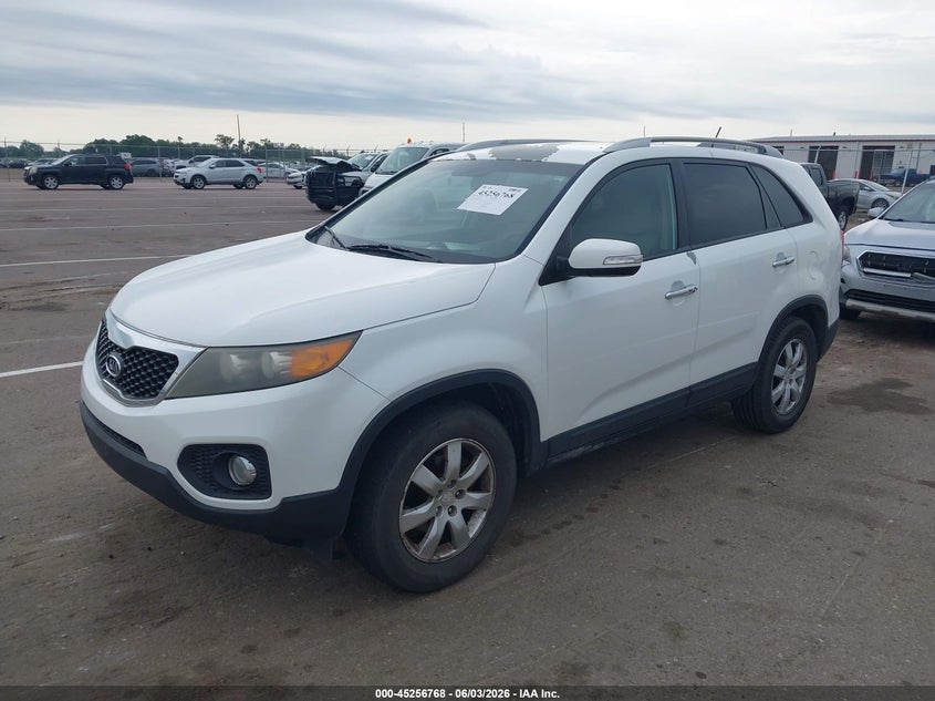 Vin: 5xykt3a16bg147252, lot: 45754588, kia sorento lx 20112