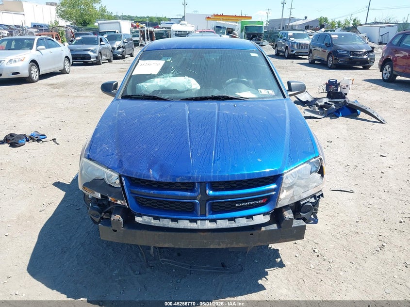 2014 Dodge Avenger Se VIN: 1C3CDZAB6EN138470 Lot: 45256770