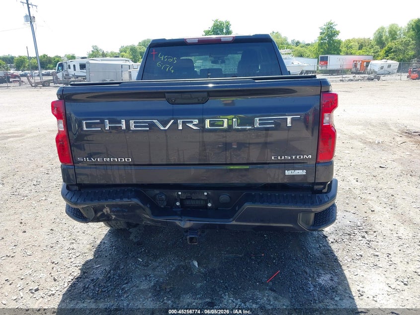 2022 CHEVROLET SILVERADO 1500 2.7L I-4 DI, DOHC, V(VIN: 1GCPABEK1NZ519370