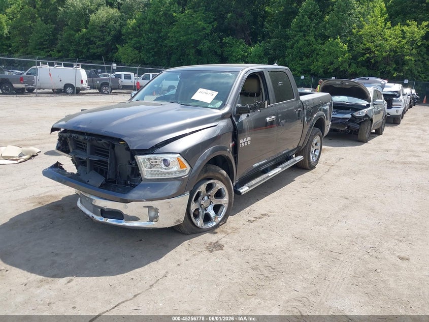 Vin: 1c6rr7nt3gs299143, lot: 45754598, ram 1500 laramie 20162