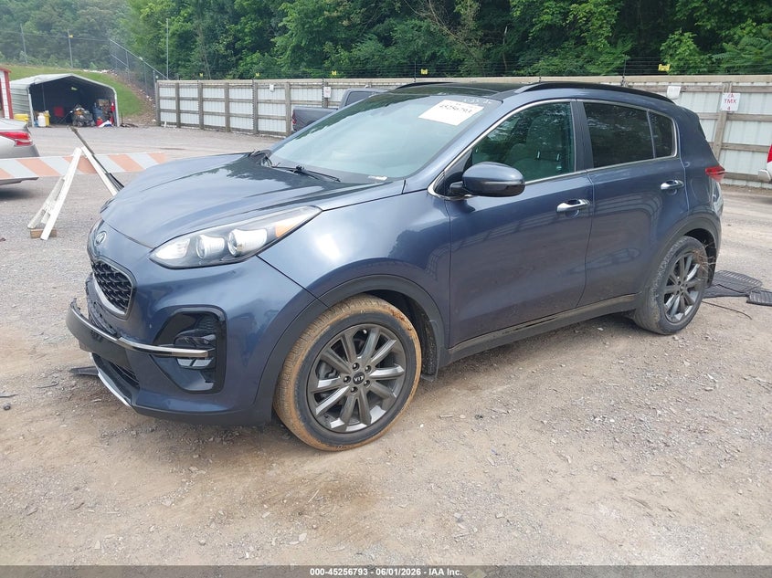 VIN KNDP63AC6L7814222 2020 KIA SPORTAGE S